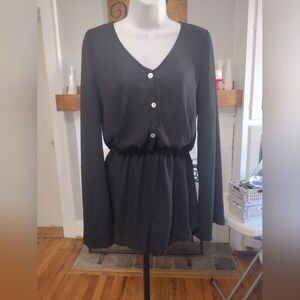 Show Me Your Mumu red Rocks Romper In Black